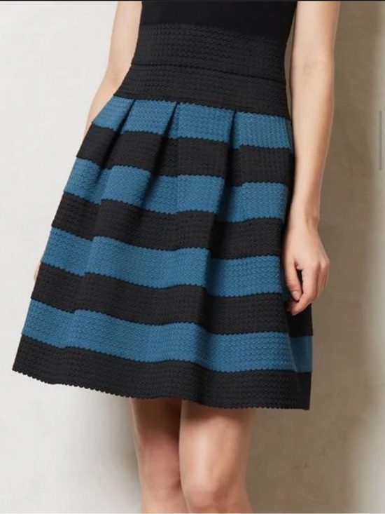 Girls From Savoy Dresses & Skirts - Anthropologie Striped A-Line Skirt